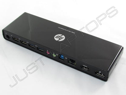 HP HSTNN-IX06 USB 3.0 Dock Port Replicator w/ HDMI & Display Port w/ PSU