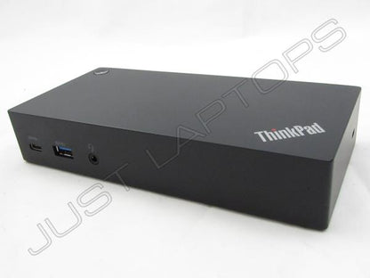 Lenovo ThinkPad 40A9 USB-C Dock Docking Station Inc AC Adapter & UK Plug