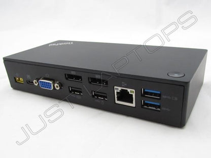 Lenovo ThinkPad 40A9 USB-C Dock Docking Station Inc AC Adapter & UK Plug