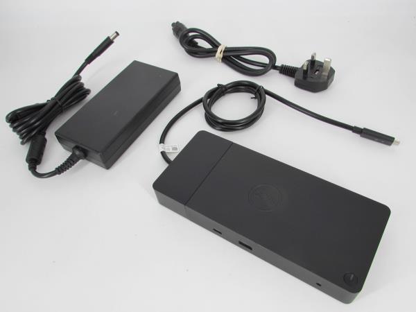 Dell WD19 USB-C Docking Station Inc 180W AC Adapter UK Mains Lead
