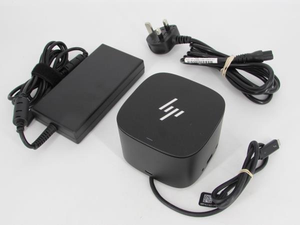 HP HSN-IX01 Thunderbolt 3 120W G2 Docking Station Inc AC Adapter & UK Plug