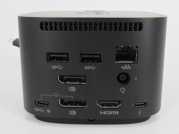 HP HSN-IX03 Thunderbolt 4 120W G4 Dock Docking Station Inc AC Adapter UK Plug